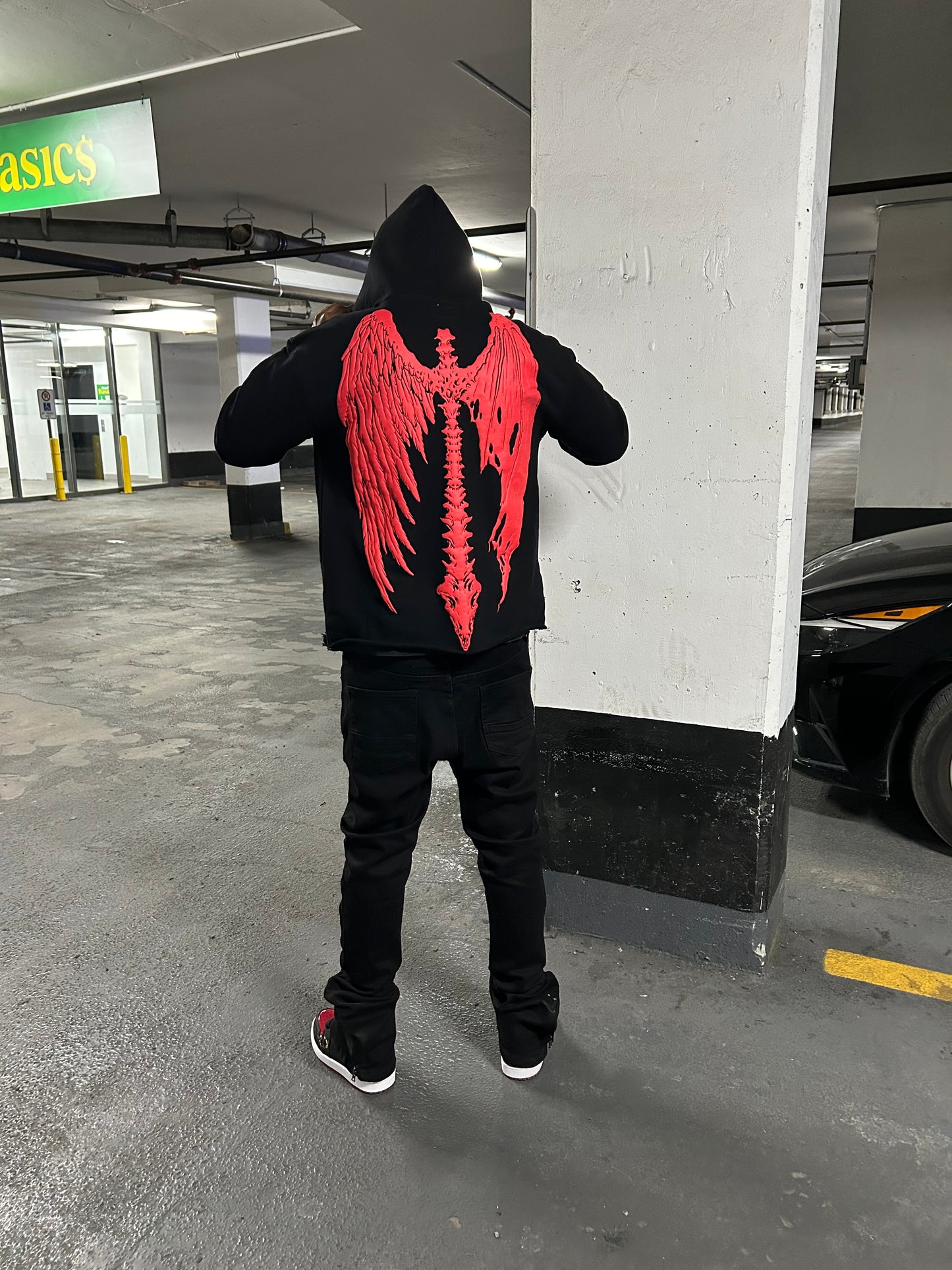 Shattered Hoodie - Red