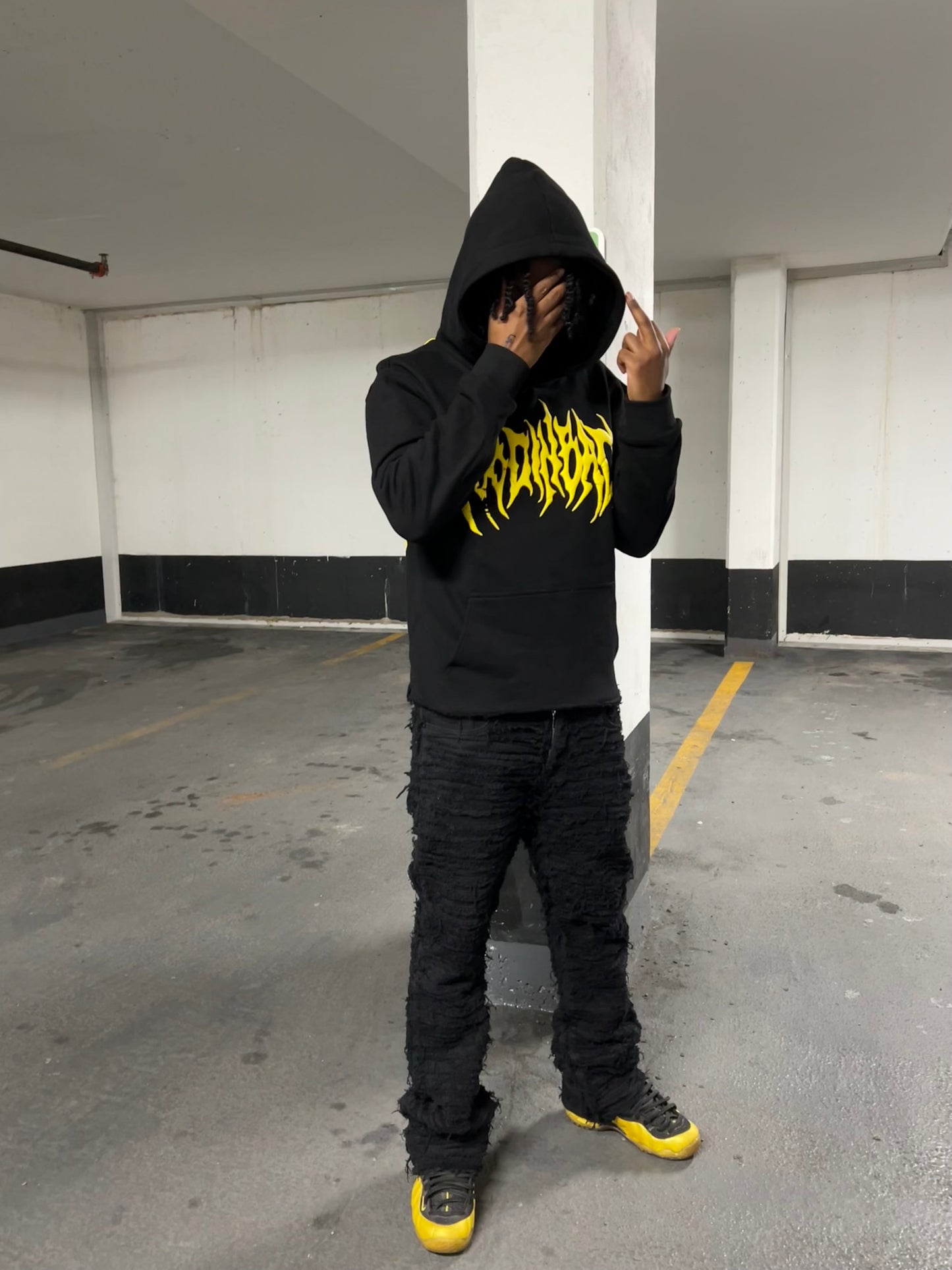 Shattered Hoodie - Yellow