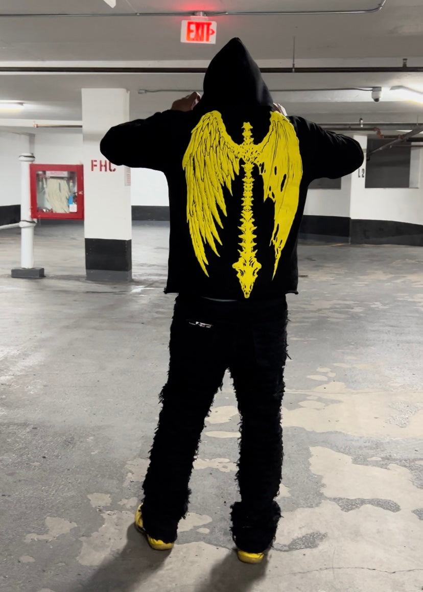 Shattered Hoodie - Yellow