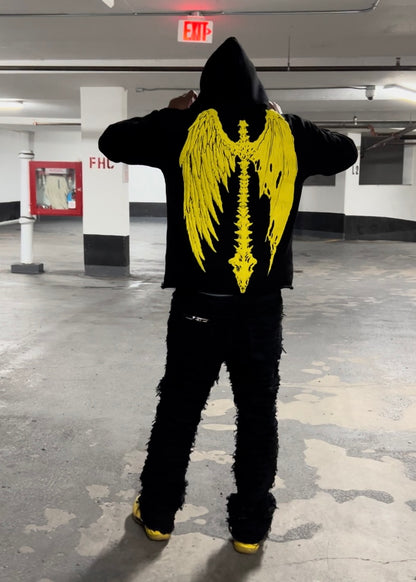 Shattered Hoodie - Yellow