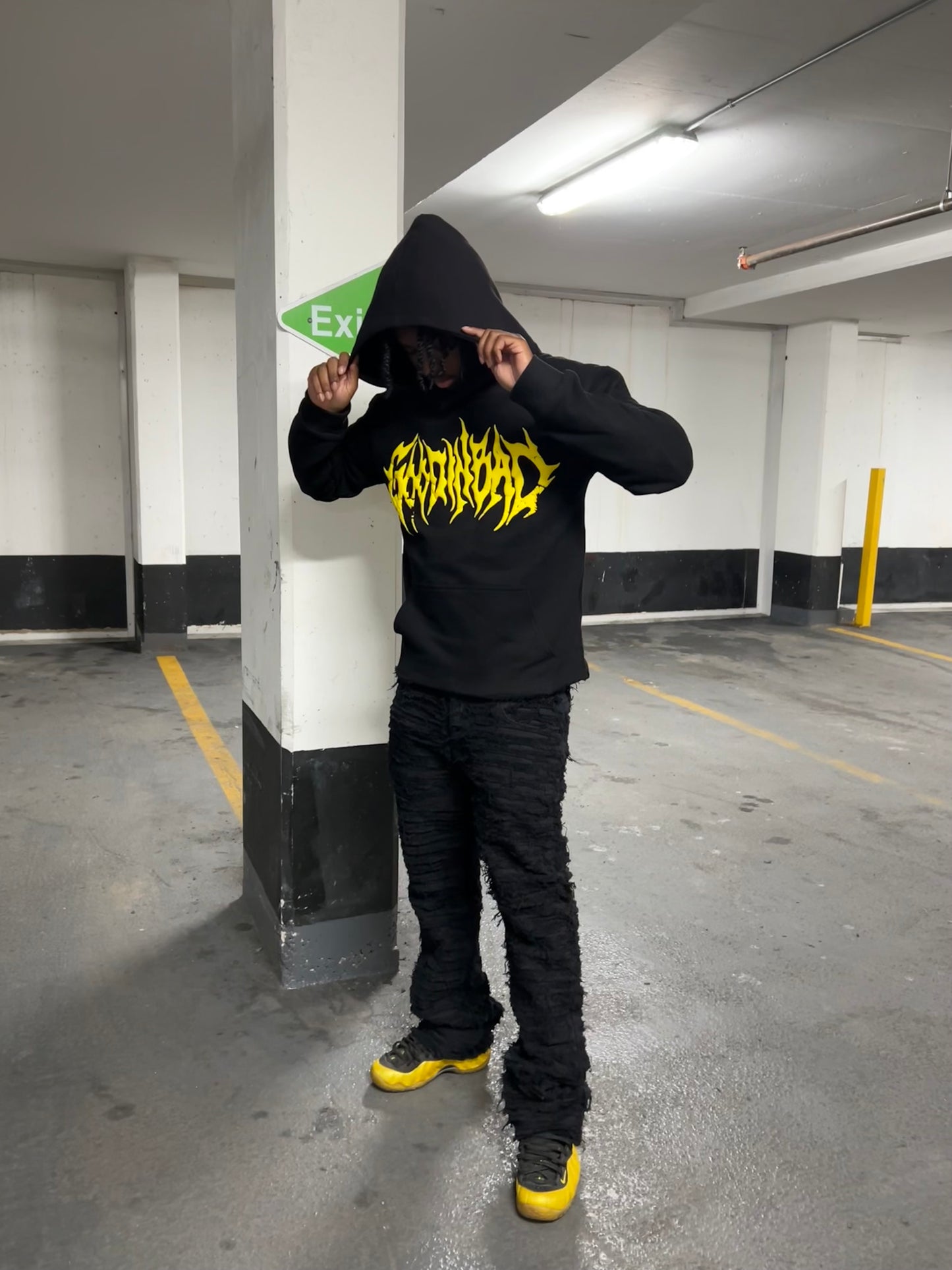 Shattered Hoodie - Yellow