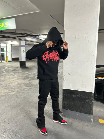 Shattered Hoodie - Red